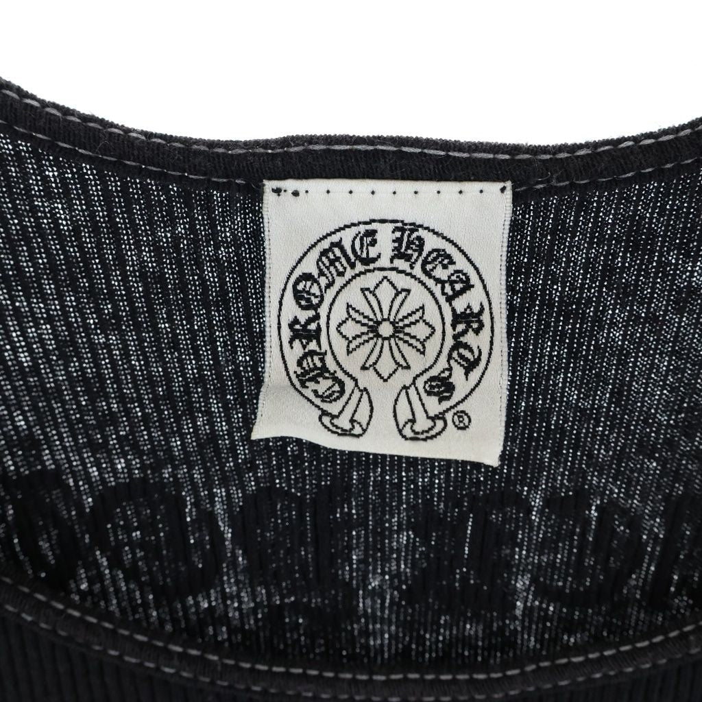 Chrome Hearts Vintage Vine Daga Tank Top Sleeveless Top Black — view 7