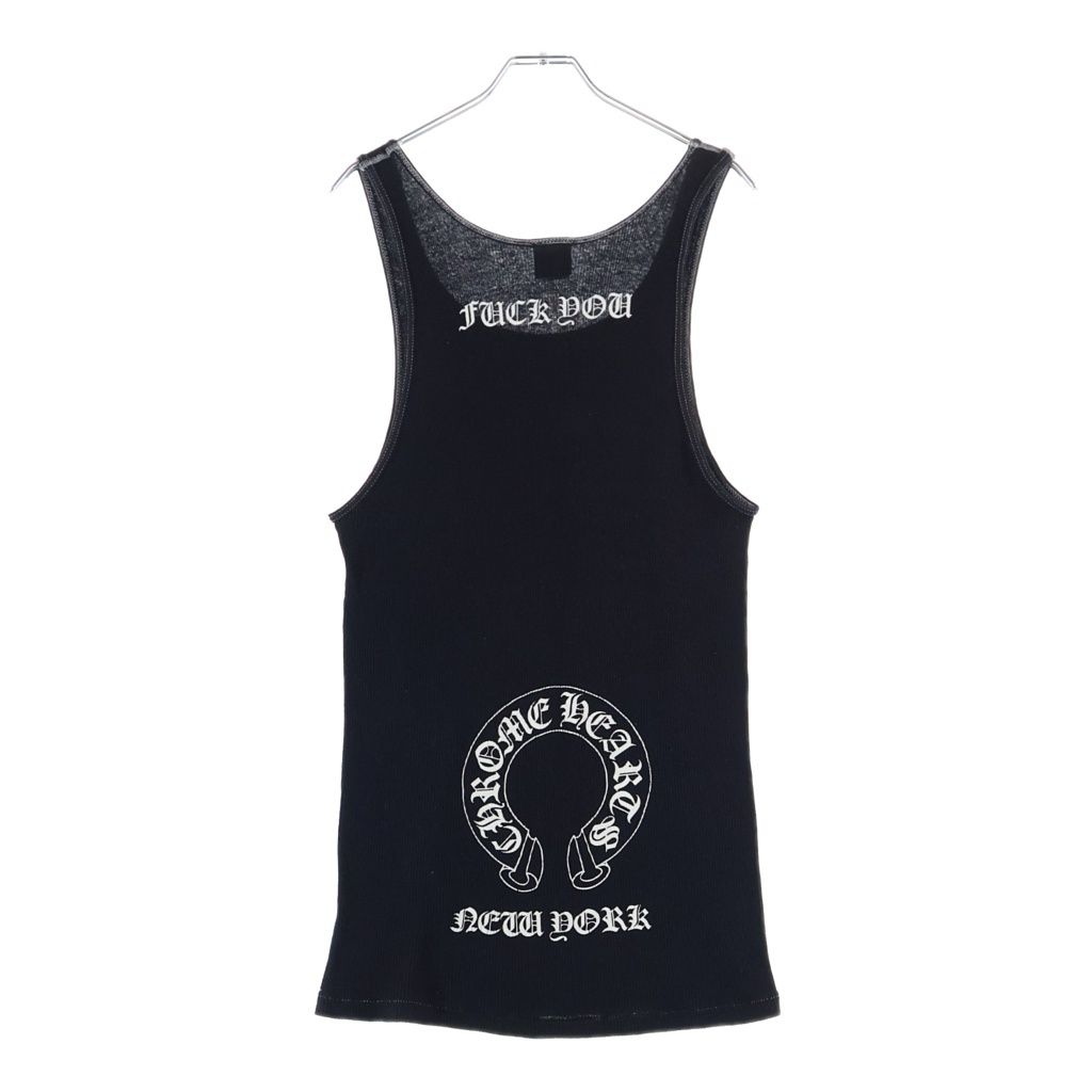 Chrome Hearts Vintage Vine Daga Tank Top Sleeveless Top Black — view 2