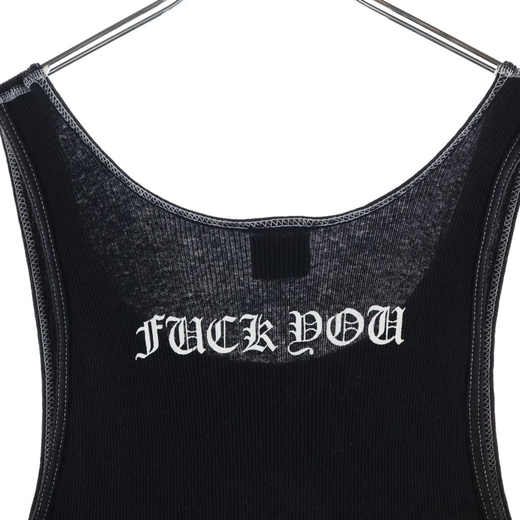 Chrome Hearts Vintage Vine Daga Tank Top Sleeveless Top Black — view 4
