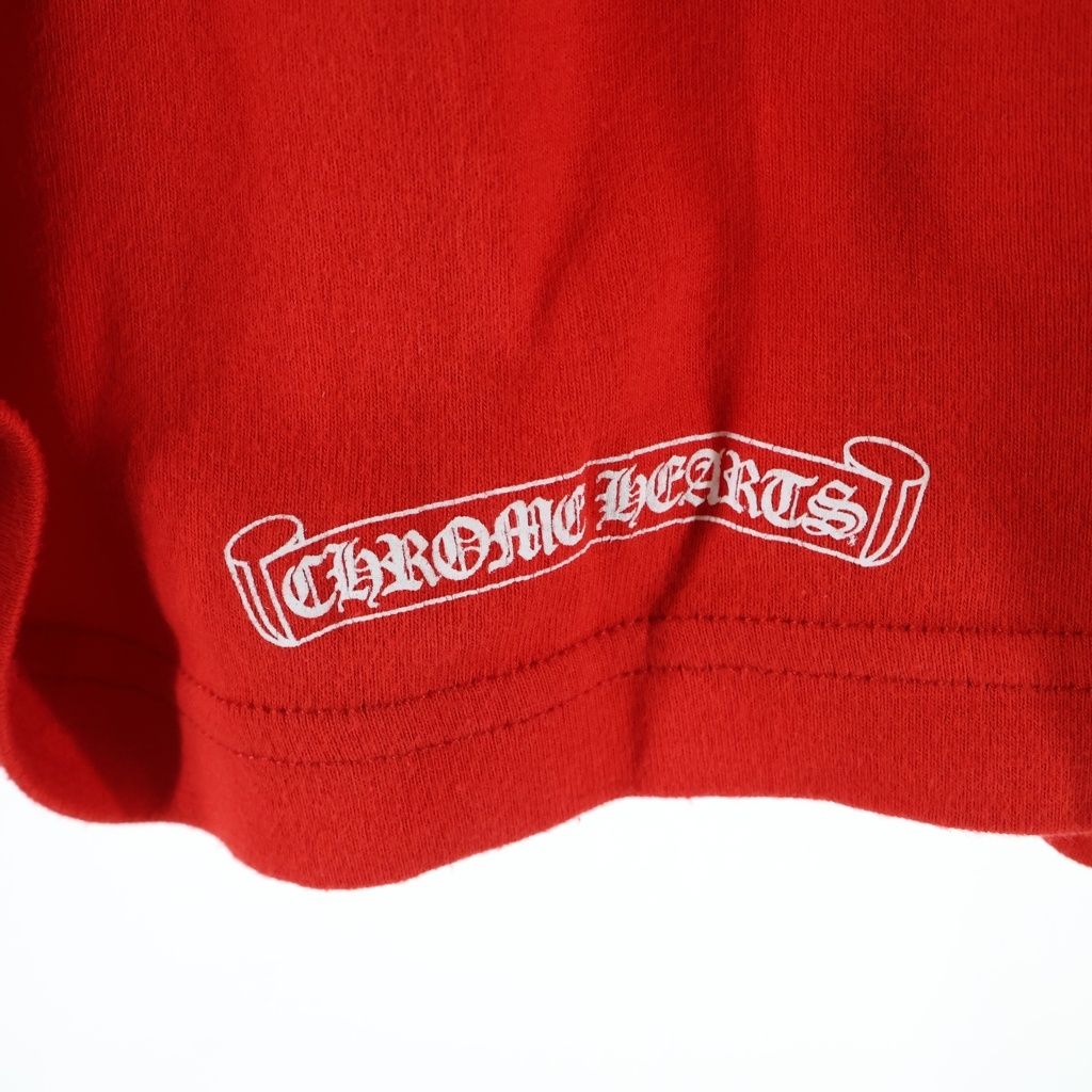 Chrome Hearts Neck Logo Sleeve Allover Pattern Raglan Long T-Shirt — view 6