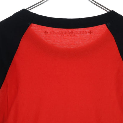 Chrome Hearts Neck Logo Sleeve Allover Pattern Raglan Long T-Shirt — view 4