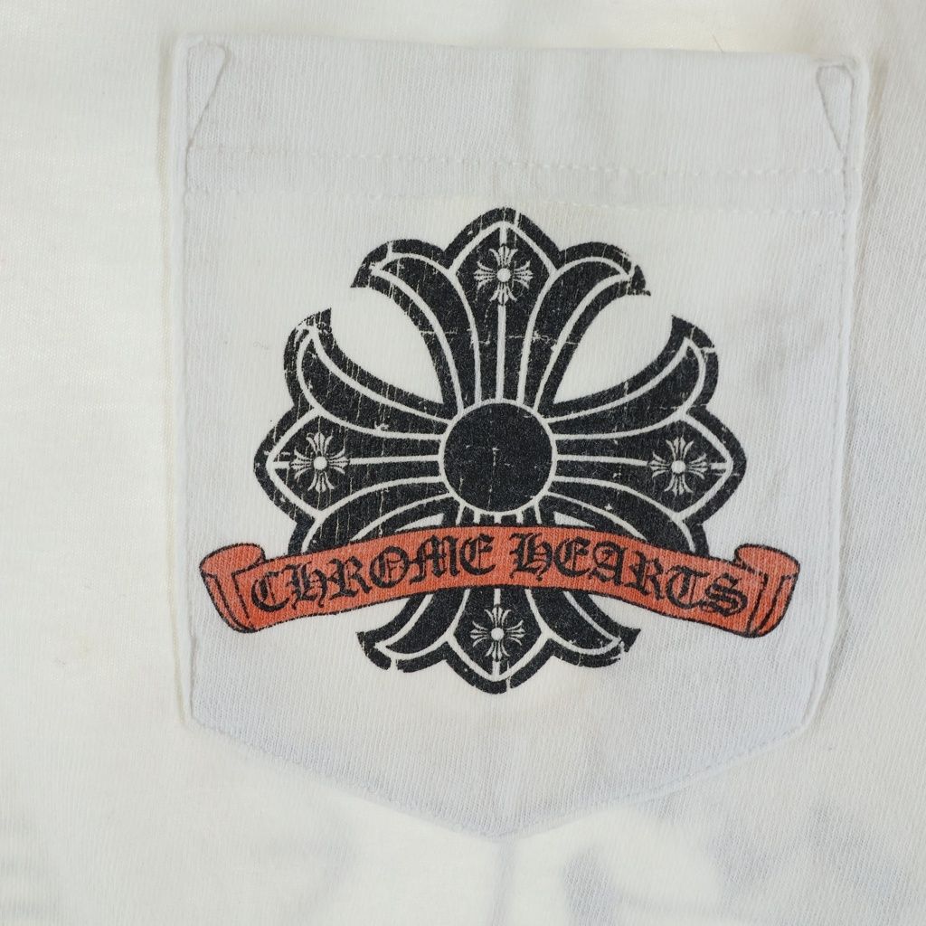 Chrome Hearts Vintage CH Plus Back Horse Shoe Print Short Sleeve T-Shirt — view 6
