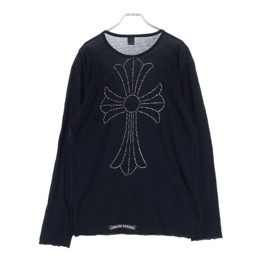 Chrome Hearts CH L S Tee CH Cross Print Long Sleeve T-Shirt