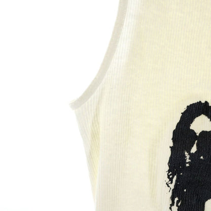 Chrome Hearts Vintage Richard Stark Middle Finger Star Print Tank Top White — view 5