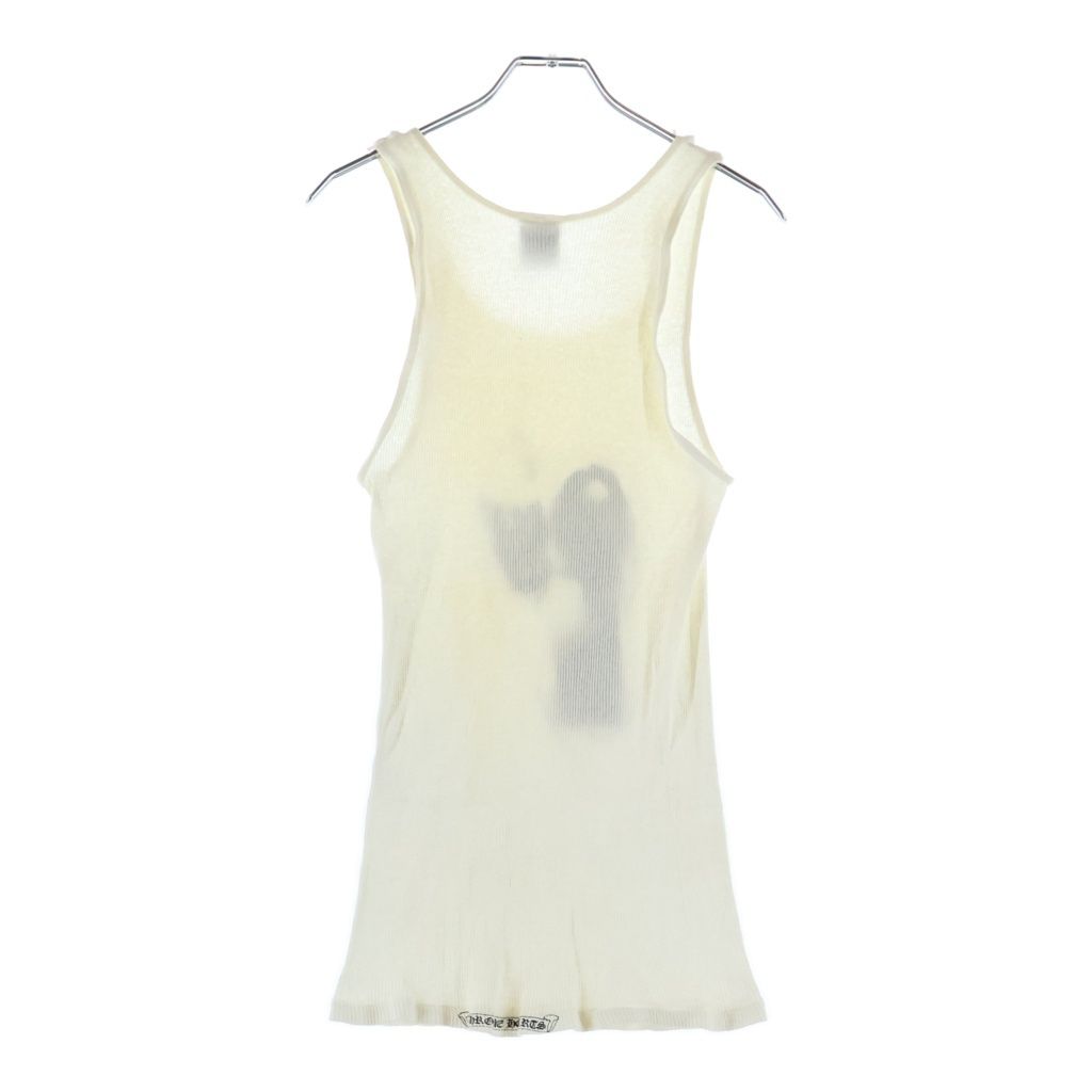 Chrome Hearts Vintage Richard Stark Middle Finger Star Print Tank Top White — view 2