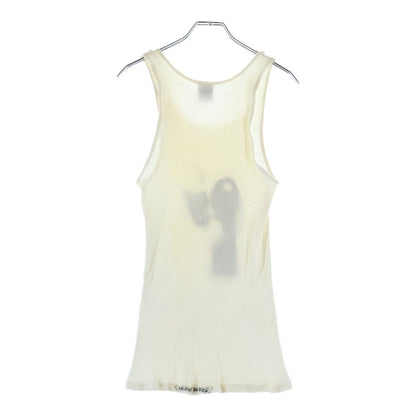 Chrome Hearts Vintage Richard Stark Middle Finger Star Print Tank Top White — view 2