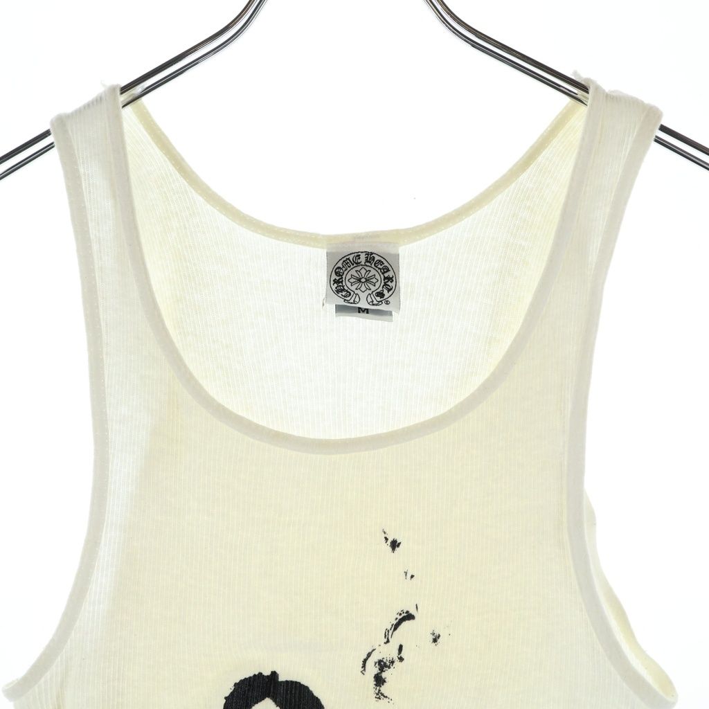 Chrome Hearts Vintage Richard Stark Middle Finger Star Print Tank Top White — view 3