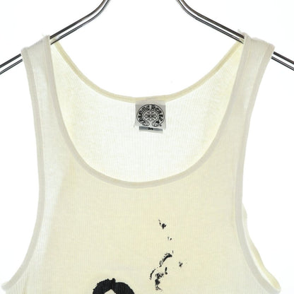 Chrome Hearts Vintage Richard Stark Middle Finger Star Print Tank Top White — view 3
