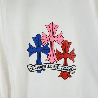 Chrome Hearts Mltcol Cem Crs HD Plvr Multi Cemetery Cross Print Pullover Hoodie — view 3