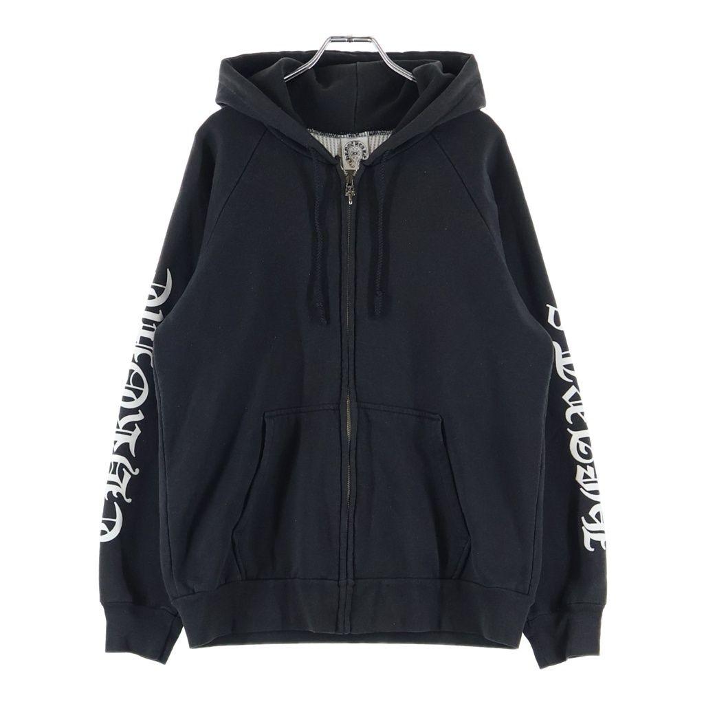 Chrome Hearts Vintage Sweatshirt HD Zip Arm Logo Print Lining Thermal Zip — view 2