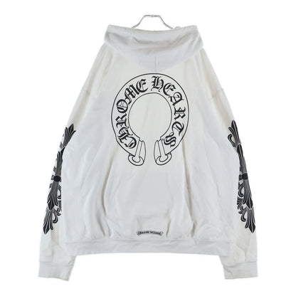 Chrome Hearts Sweatshirt Plvr Sleeve Floral Back Horse Shoe Print Pullover