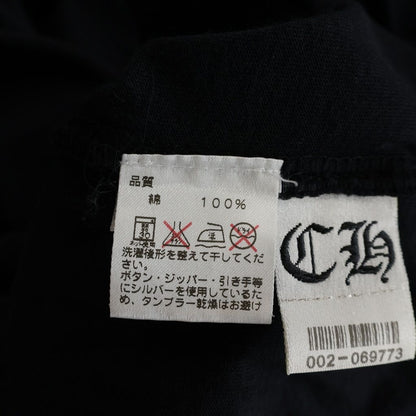 Chrome Hearts Crossball Button Horseshoe Print S Polo Shirt Black Short Sleeve — view 7