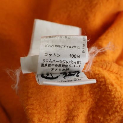 Chrome Hearts Off White HD Plvr Off Logo Print Pullover Hoodie Orange — view 8