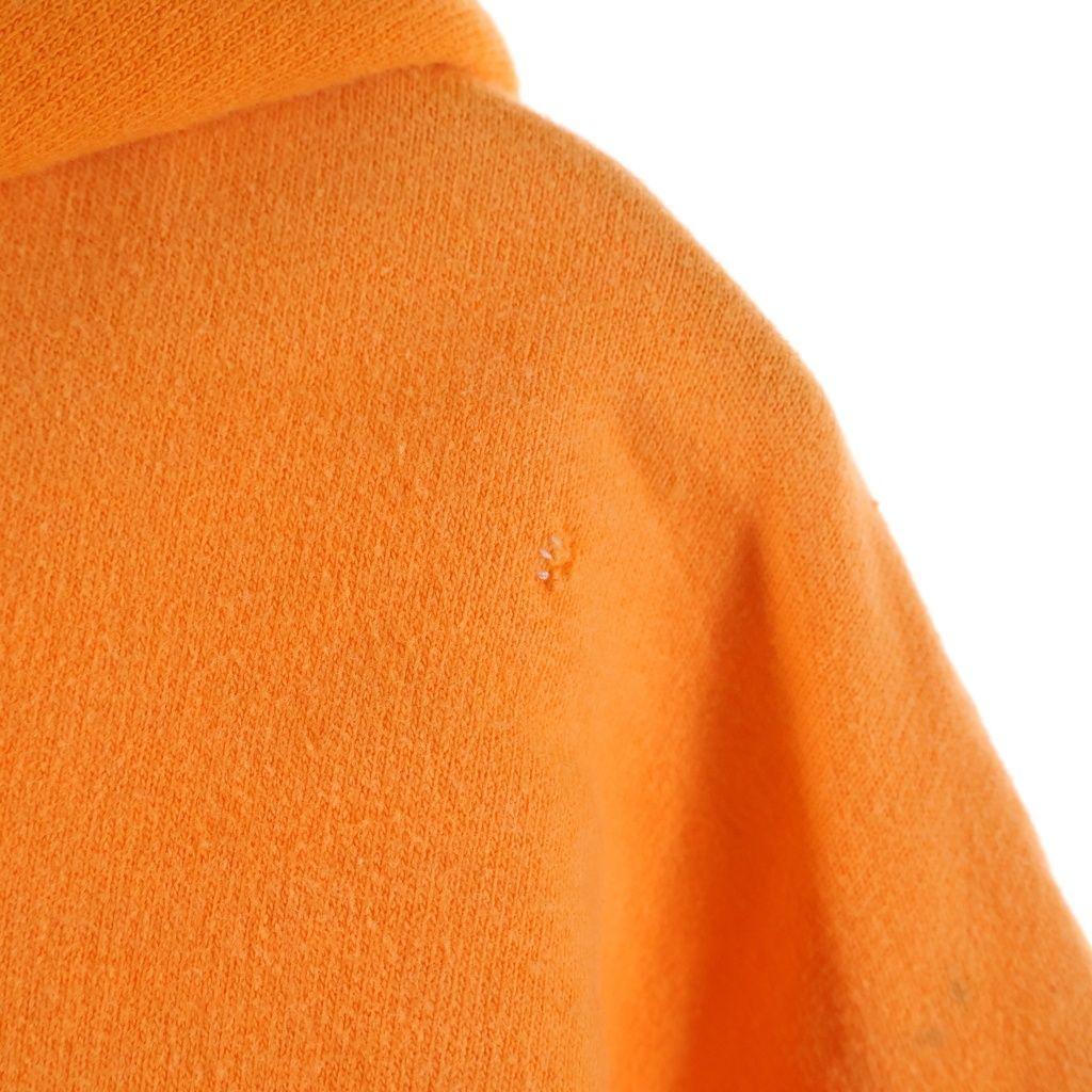 Chrome Hearts Off White HD Plvr Off Logo Print Pullover Hoodie Orange — view 5