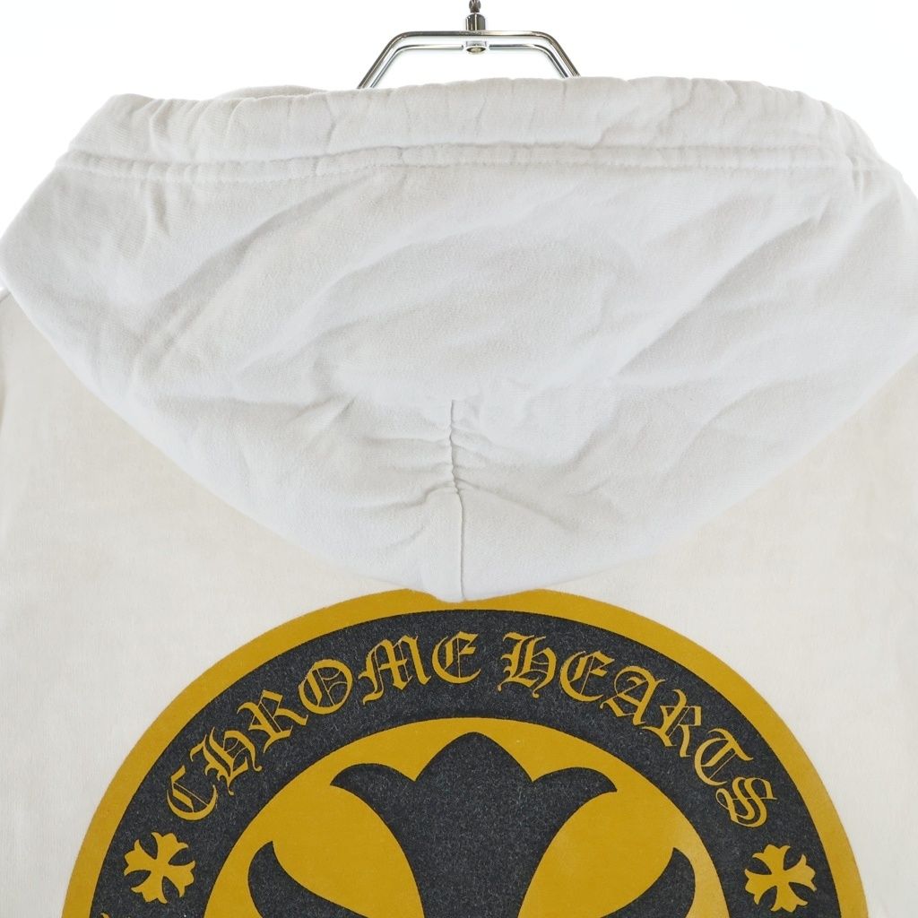 Chrome Hearts Sweatshirt HD Plvr CH Plus Print Pullover Hoodie White — view 4