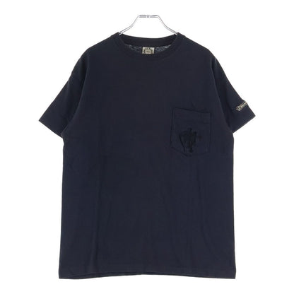 Chrome Hearts Vintage Chest Pocket Cemetery Cross Print Short Sleeve T-Shirt