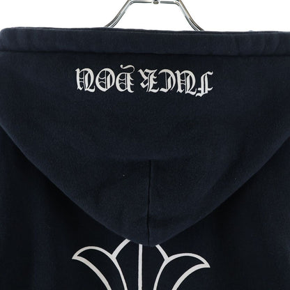 Chrome Hearts Vintage CH Plus Lining Thermal Daga Zip Sweatshirt Hoodie Black — view 4