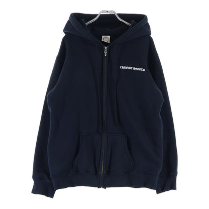 Chrome Hearts Vintage CH Plus Lining Thermal Daga Zip Sweatshirt Hoodie Black — view 2
