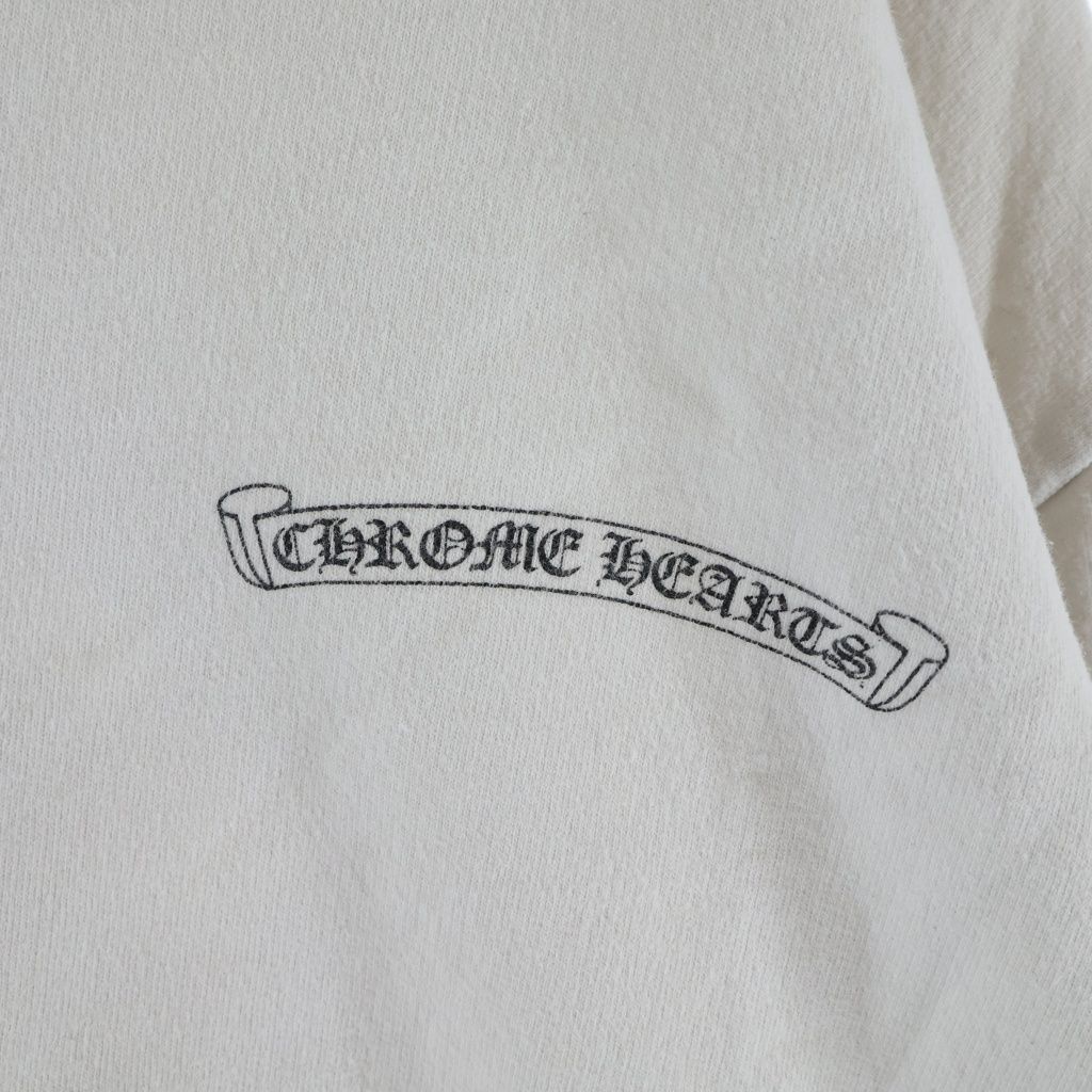 Chrome Hearts Vine Dagger Sweatshirt Arm Floral Crew Neck Shirt White — view 5