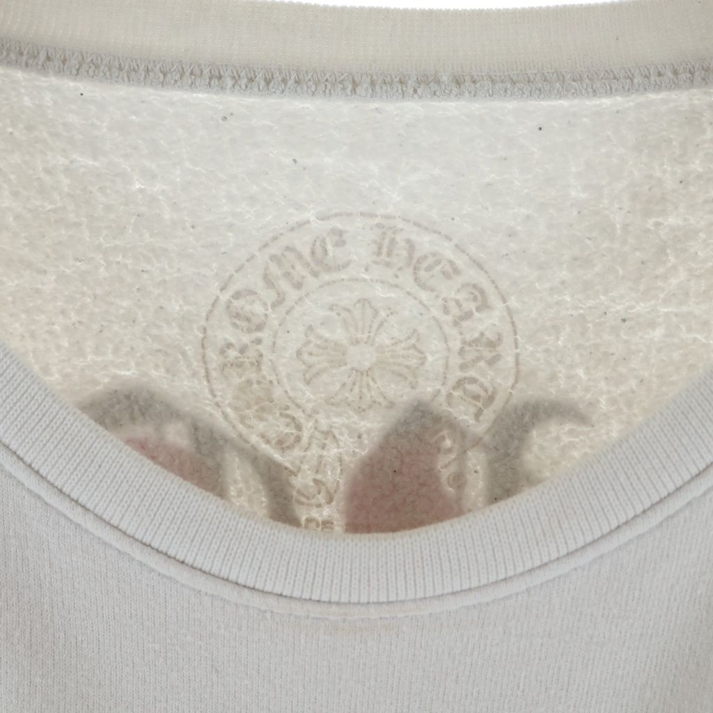 Chrome Hearts Vine Dagger Sweatshirt Arm Floral Crew Neck Shirt White — view 7