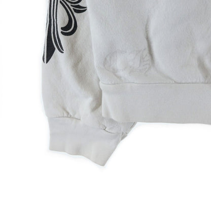 Chrome Hearts Vine Dagger Sweatshirt Arm Floral Crew Neck Shirt White — view 4