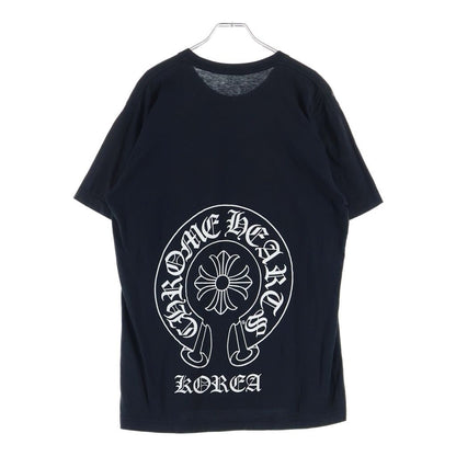 Chrome Hearts CH T-Shirt Ltd Korea Limited Horse Shoe Print Short Sleeve Black