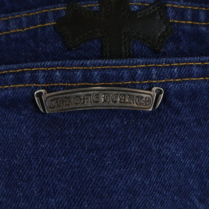 Chrome Hearts Vntg Jean Blu Orng Tab Cross Patch Washed Pants — view 6