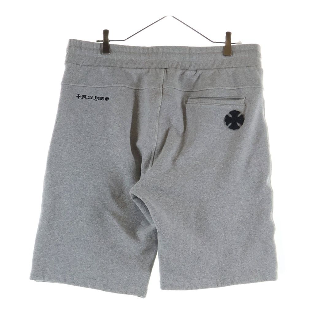 Chrome Hearts Not CH Plus Leather Patch Sweatshirt Shorts — view 2