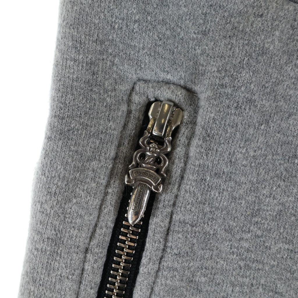 Chrome Hearts Not CH Plus Leather Patch Sweatshirt Shorts — view 6