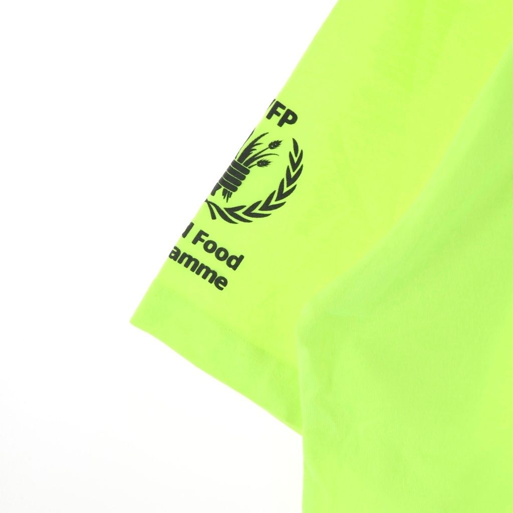 Balenciaga World Food Programme Program Crew Neck Short Sleeve T-Shirt Yellow — view 5