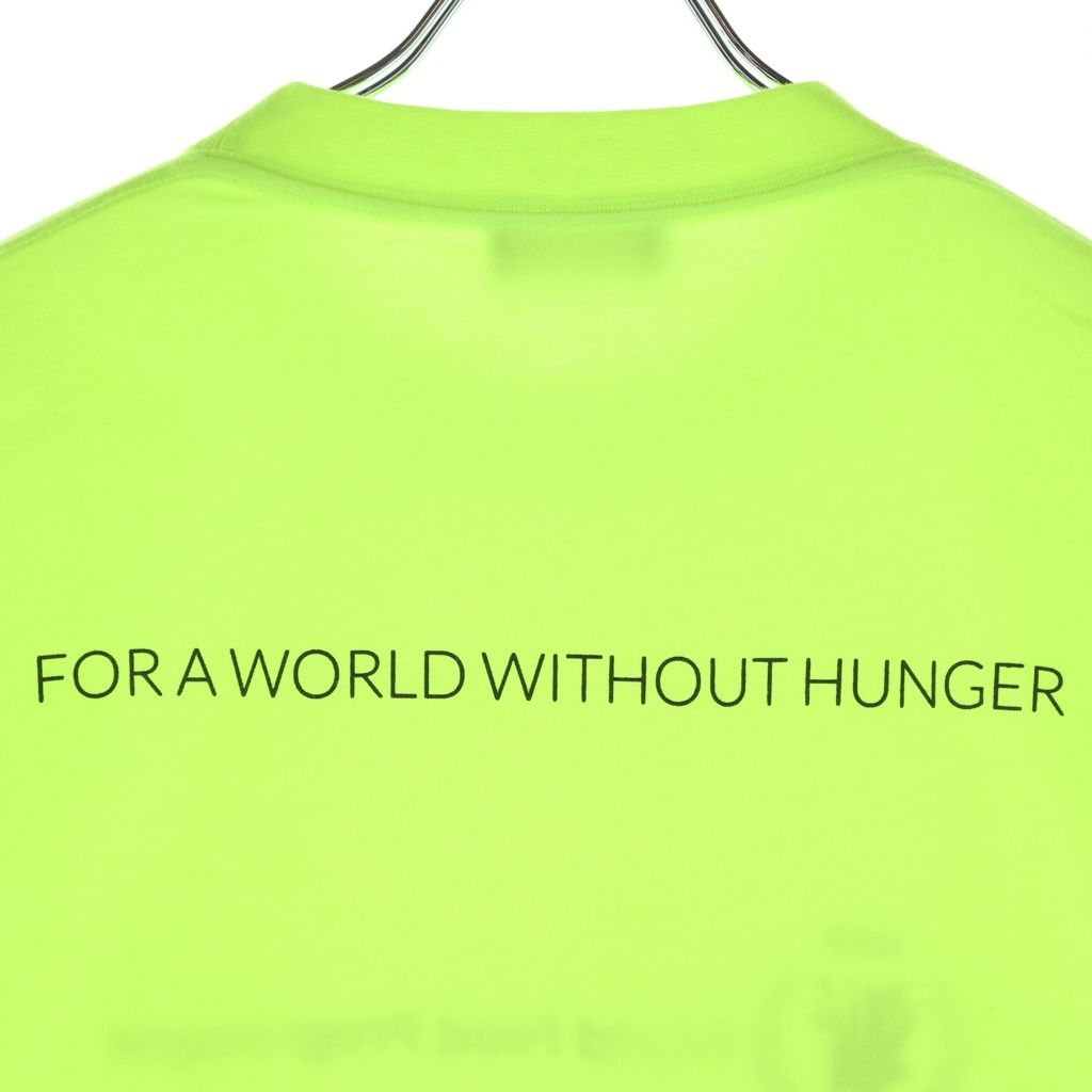 Balenciaga World Food Programme Program Crew Neck Short Sleeve T-Shirt Yellow — view 4