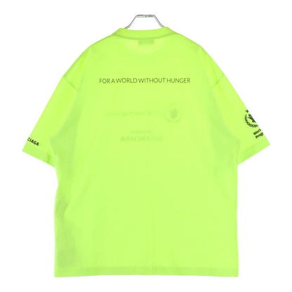 Balenciaga World Food Programme Program Crew Neck Short Sleeve T-Shirt Yellow — view 2