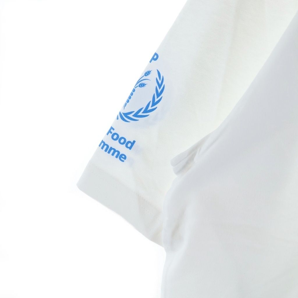 Balenciaga World Food Programme Crew Neck Short Sleeve T-Shirt White — view 5