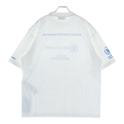 Balenciaga World Food Programme Crew Neck Short Sleeve T-Shirt White — view 2