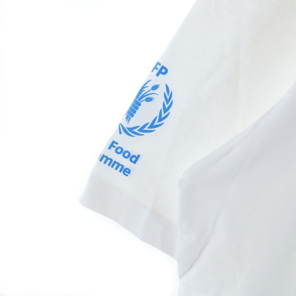 Balenciaga World Food Programme Crew Neck Short Sleeve T-Shirt White — view 5