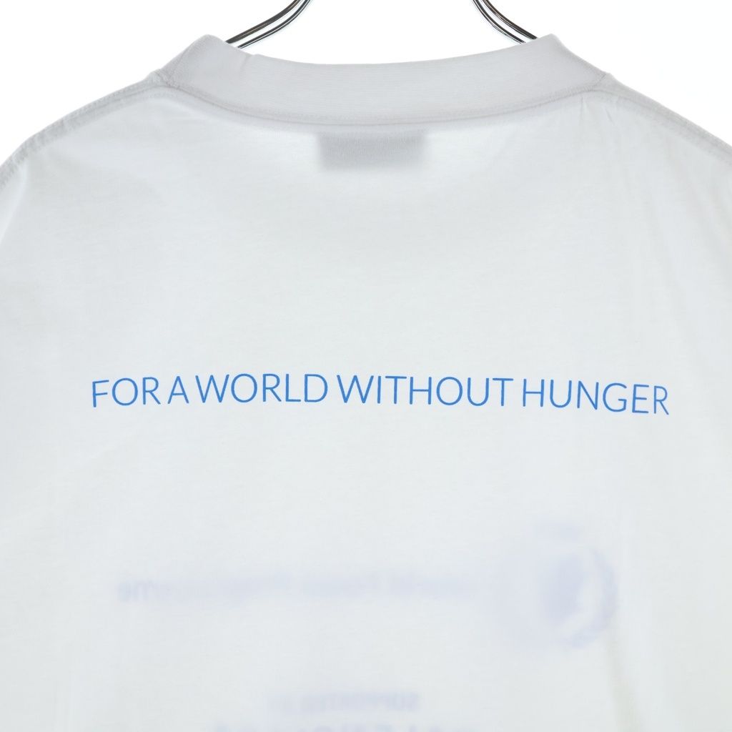 Balenciaga World Food Programme Crew Neck Short Sleeve T-Shirt White — view 4