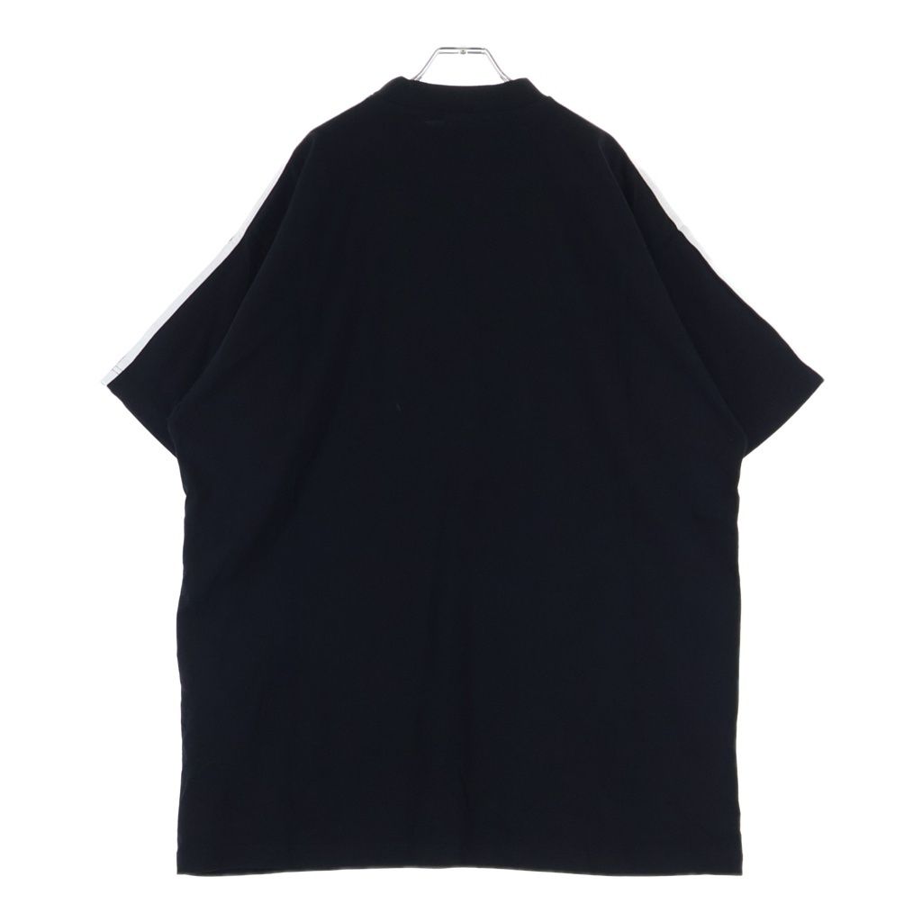 Balenciaga S Cotton Crew Neck Tee Adidas Short Sleeve T-Shirt Black — view 2