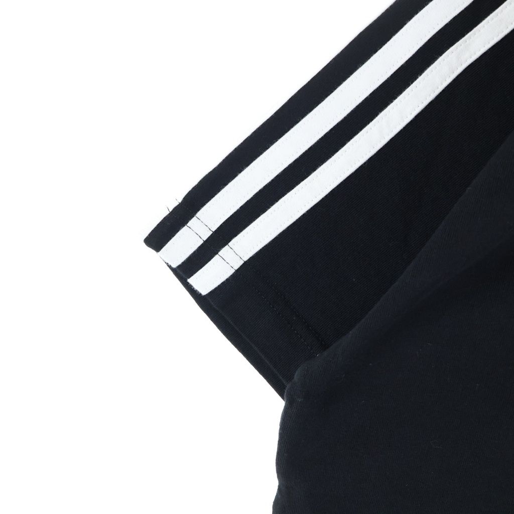 Balenciaga S Cotton Crew Neck Tee Adidas Short Sleeve T-Shirt Black — view 5