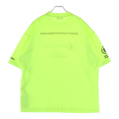 Balenciaga World Food Programme Program Crew Neck Short Sleeve T-Shirt Yellow — view 2