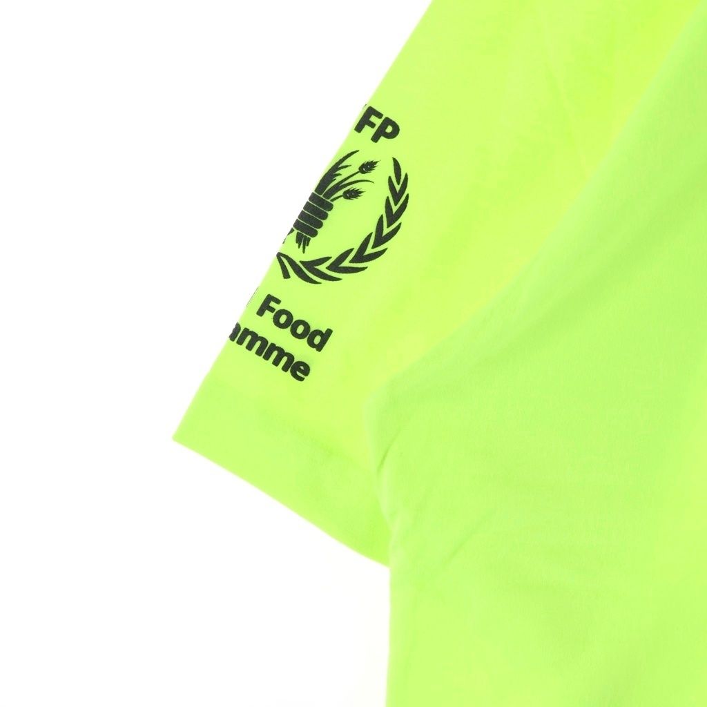 Balenciaga World Food Programme Program Crew Neck Short Sleeve T-Shirt Yellow — view 5