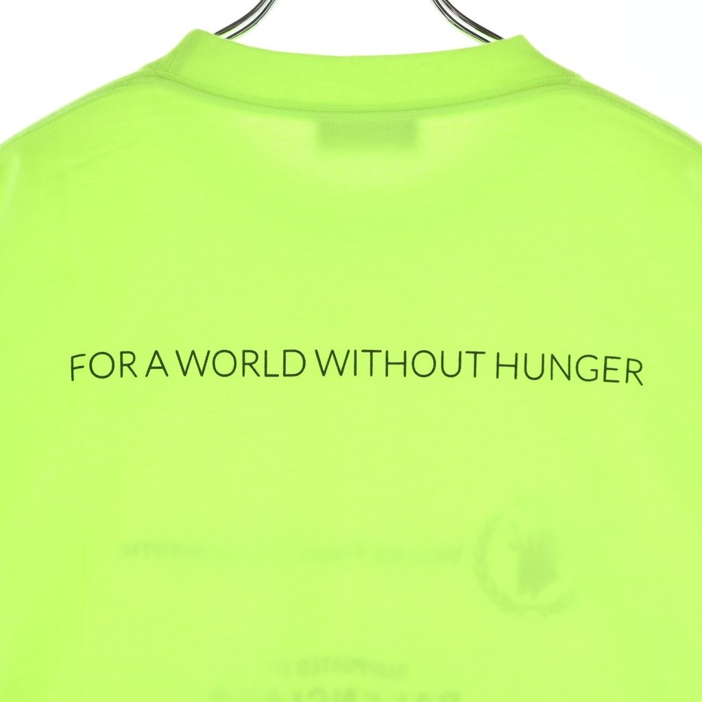 Balenciaga World Food Programme Program Crew Neck Short Sleeve T-Shirt Yellow — view 4