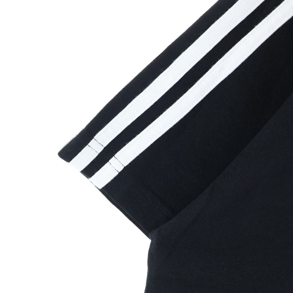 Balenciaga S Cotton Crew Neck Tee Adidas Short Sleeve T-Shirt Black — view 5