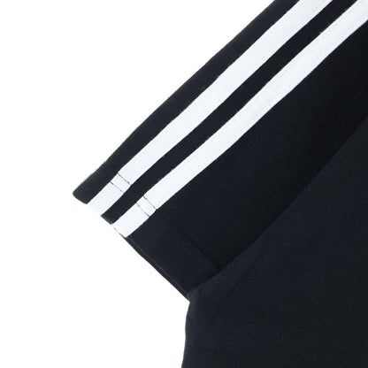 Balenciaga S Cotton Crew Neck Tee Adidas Short Sleeve T-Shirt Black — view 5