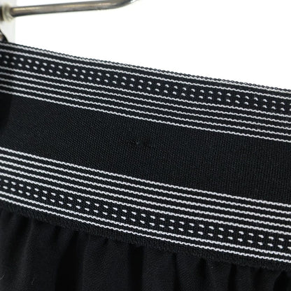 Loewe Logo Embroidery Trousers Cropped Pants Black — view 6