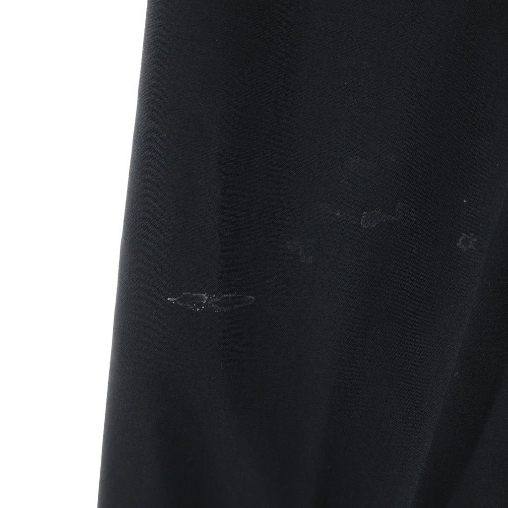 Loewe Logo Embroidery Trousers Cropped Pants Black — view 5
