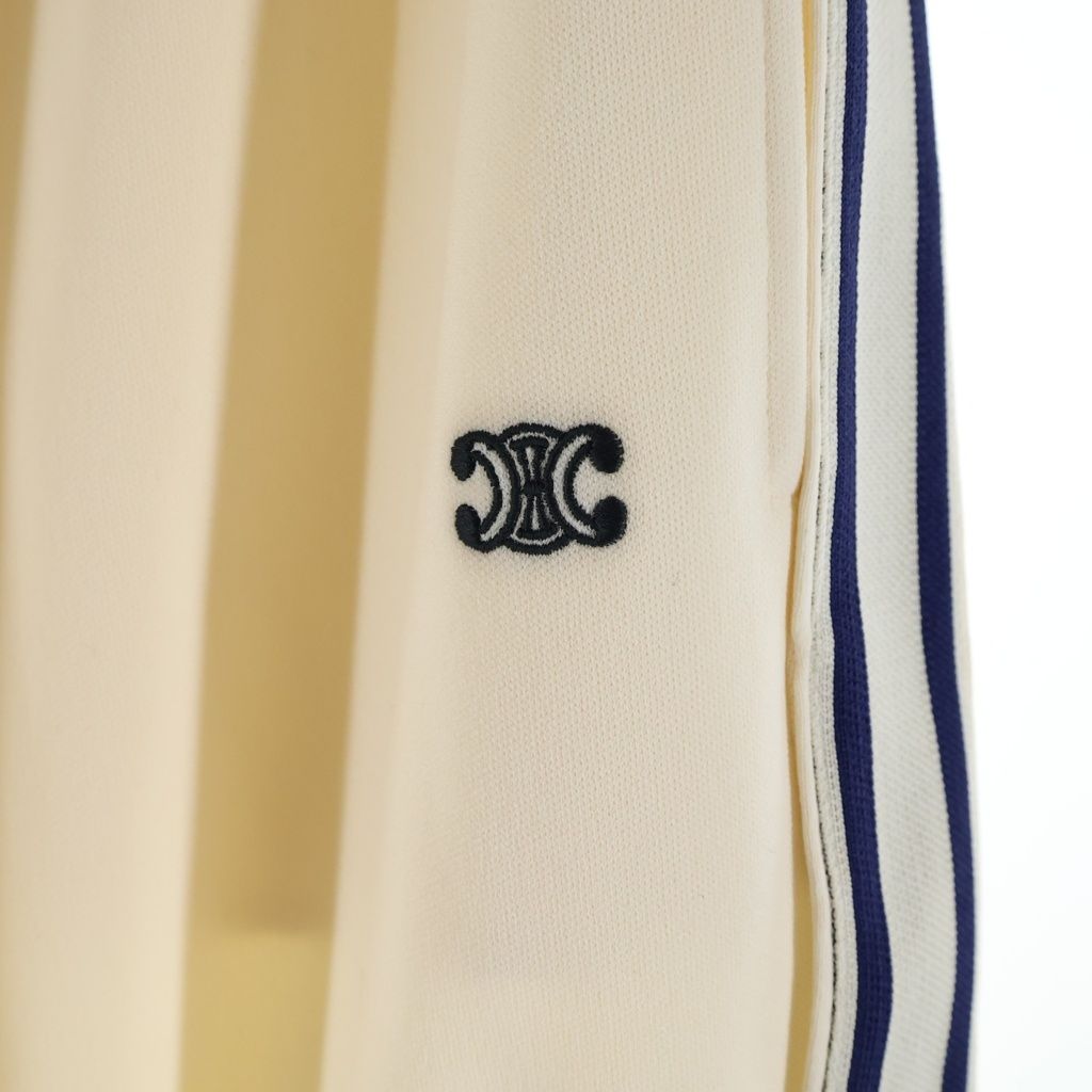 Celine Limited Edition Triomphe Side Line Track Pants Ivory — view 5