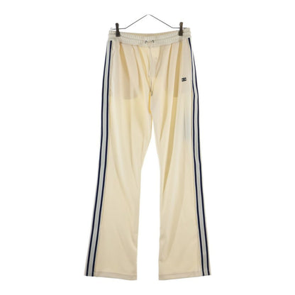 Celine Limited Edition Triomphe Side Line Track Pants Ivory