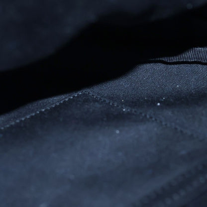 Dior Waist Bag Black Leather Canvas Silver — view 8