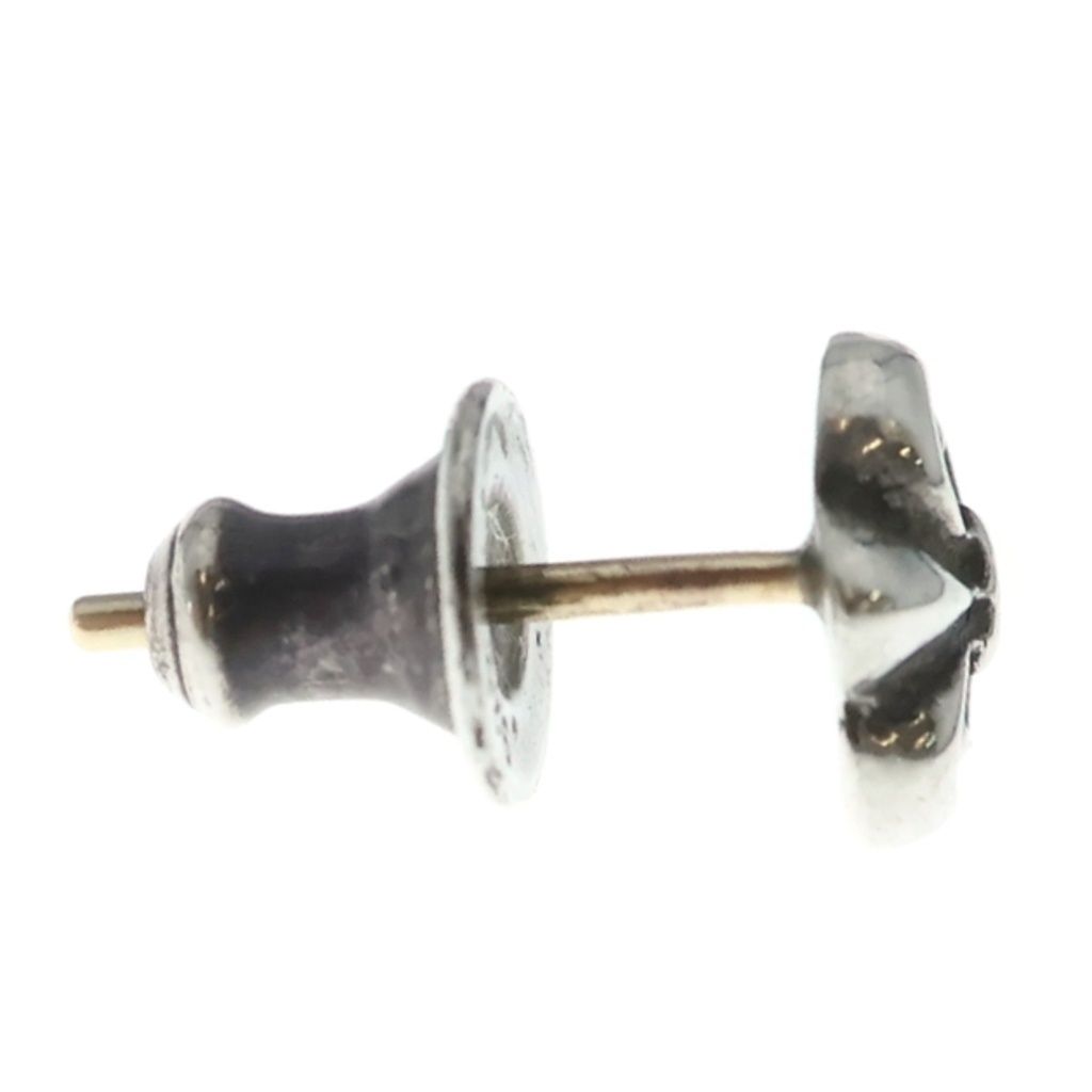 Chrome Hearts CO BS Flr BS Flare Stud Silver Earrings — view 3