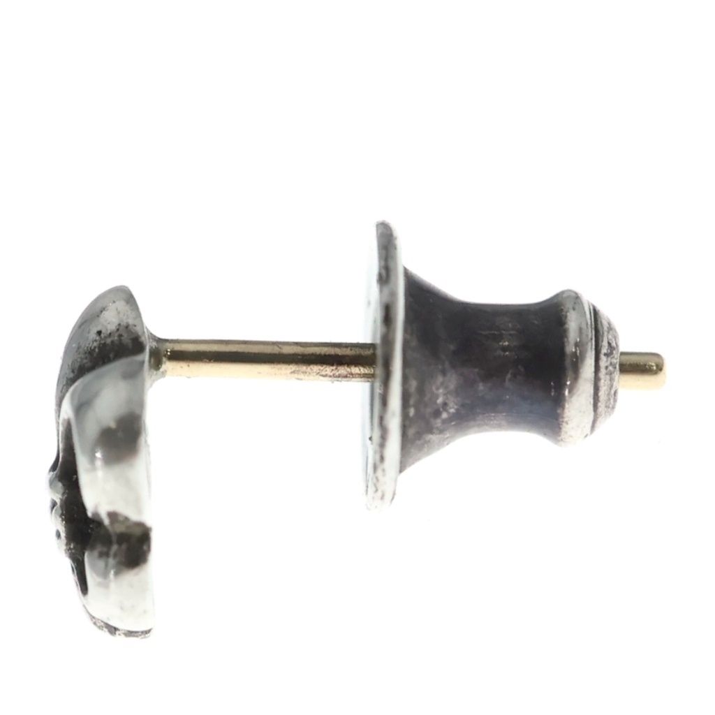 Chrome Hearts CO BS Flr BS Flare Stud Silver Earrings — view 4
